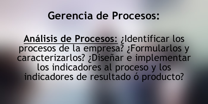 Gerencia de Procesos